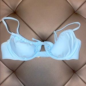 Light blue bikini top